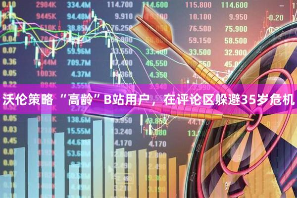 沃伦策略 “高龄”B站用户，在评论区躲避35岁危机