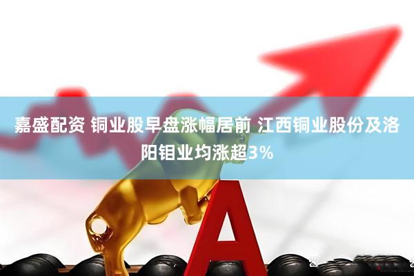 嘉盛配资 铜业股早盘涨幅居前 江西铜业股份及洛阳钼业均涨超3%